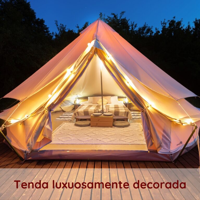 Rent a luxury bell tent at Quinta da Cerejeira