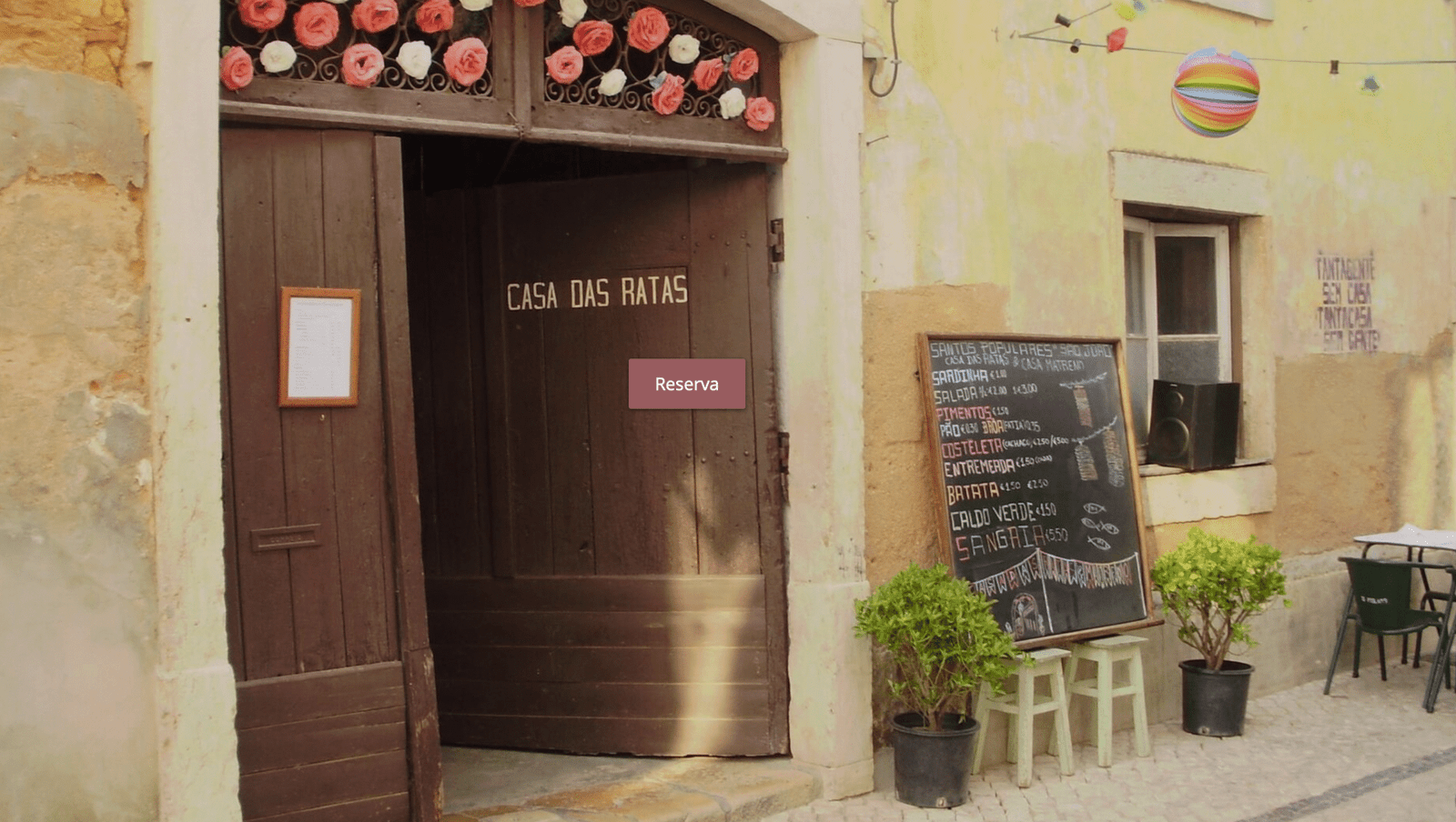 Restaurantjes Tomar